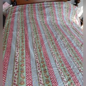 Handtied Blanket With Teddy Bears